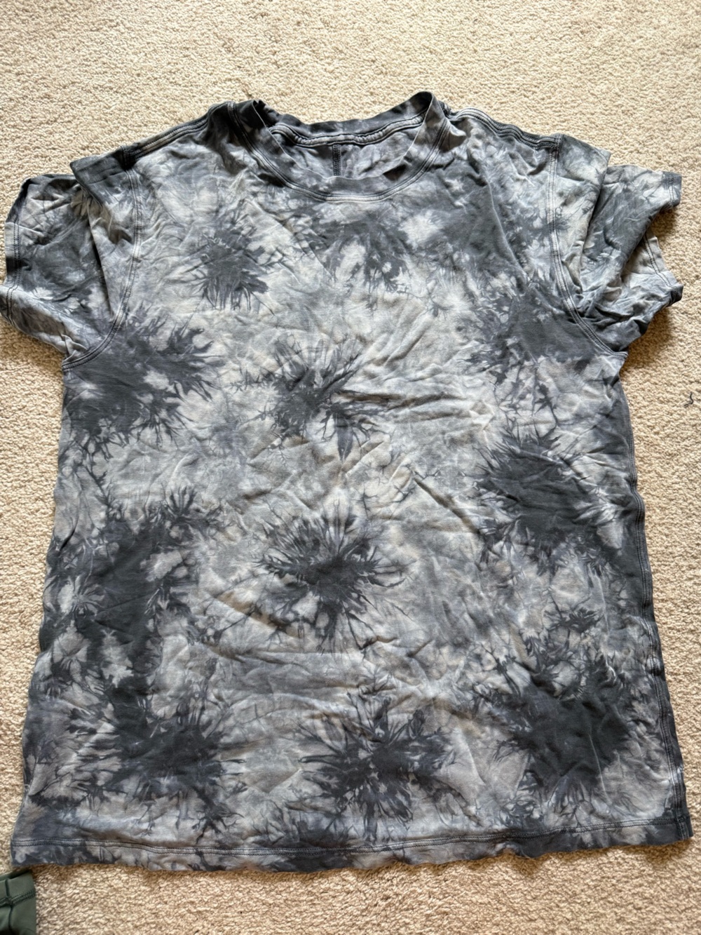 lululemon athletica Blue Tie-Dye Short Sleeve Tee